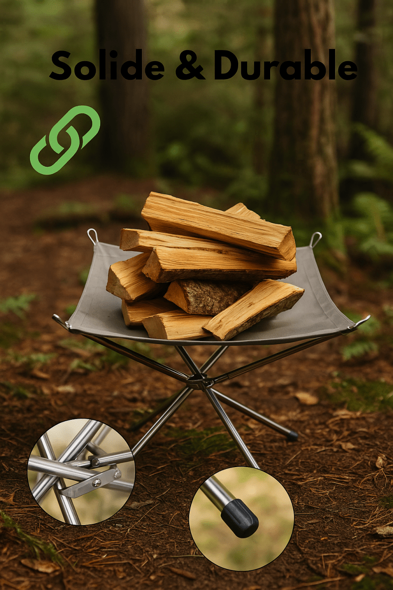 Portable Foldable Fire Pit – Lightweight & Compact – Ideal for Camping & Outdoor Adventures
