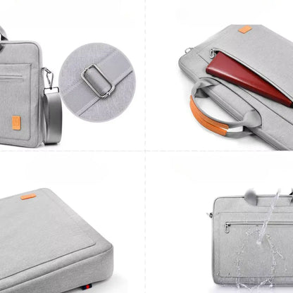Stylish Grey 16-Inch Laptop Bag for Women – Water-Resistant, Lightweight & Multi-Compartment Work Tote