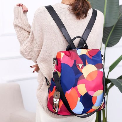 Waterproof Anti-Theft Backpack – Stylish USB Charging Backpack for Women with Hidden Zipper Design