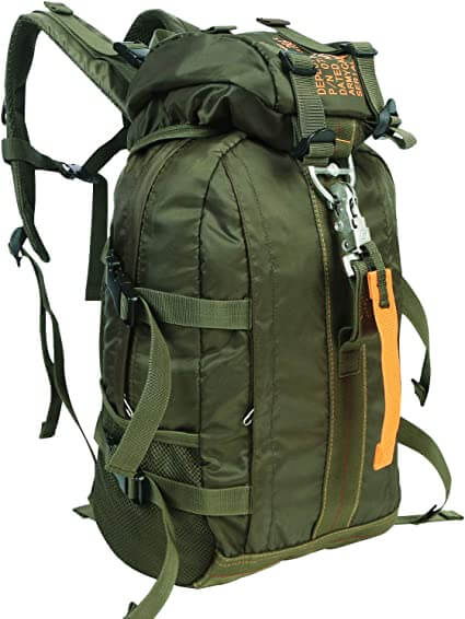 40L Waterproof Hiking Backpack – Durable Outdoor Bag with Carabiner Hook & Multiple Storage Pockets