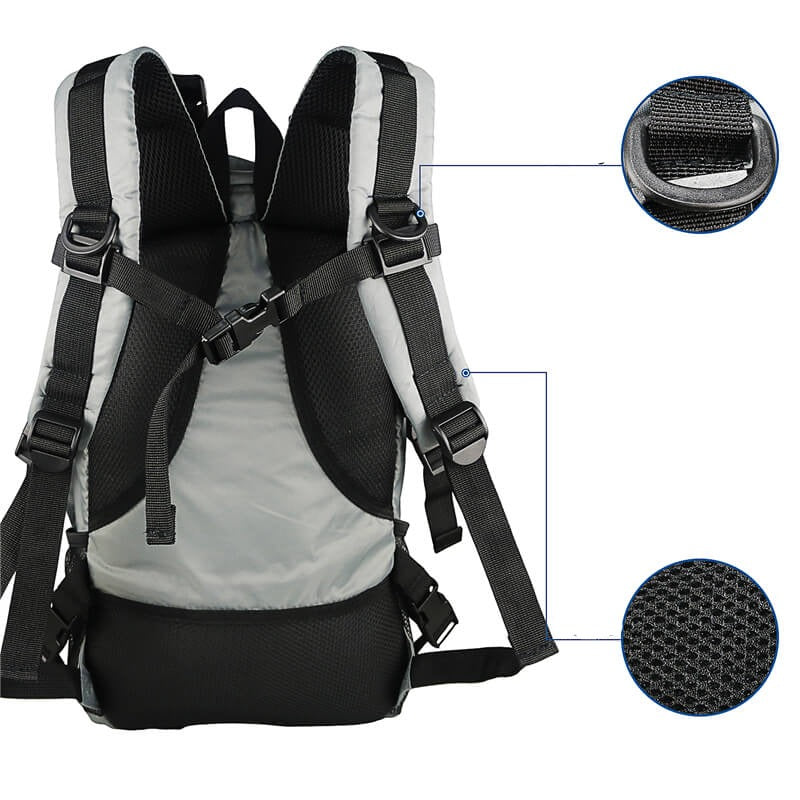 40L Waterproof Hiking Backpack – Durable Outdoor Bag with Carabiner Hook & Multiple Storage Pockets