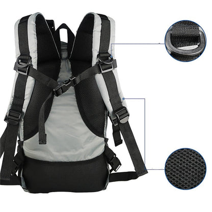 40L Waterproof Hiking Backpack – Durable Outdoor Bag with Carabiner Hook & Multiple Storage Pockets